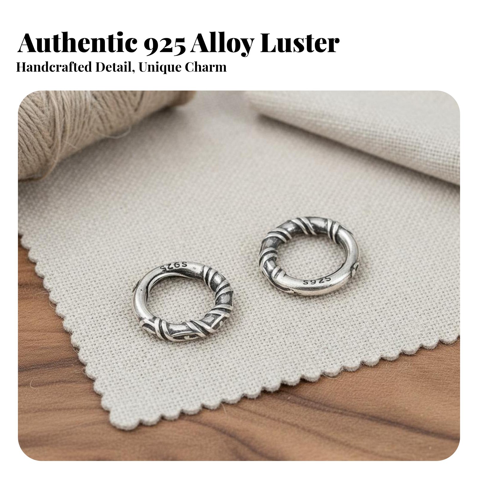 S925 Silver Crown Bead Elegant - Jewelry Making Using Beads ulasan dan harga