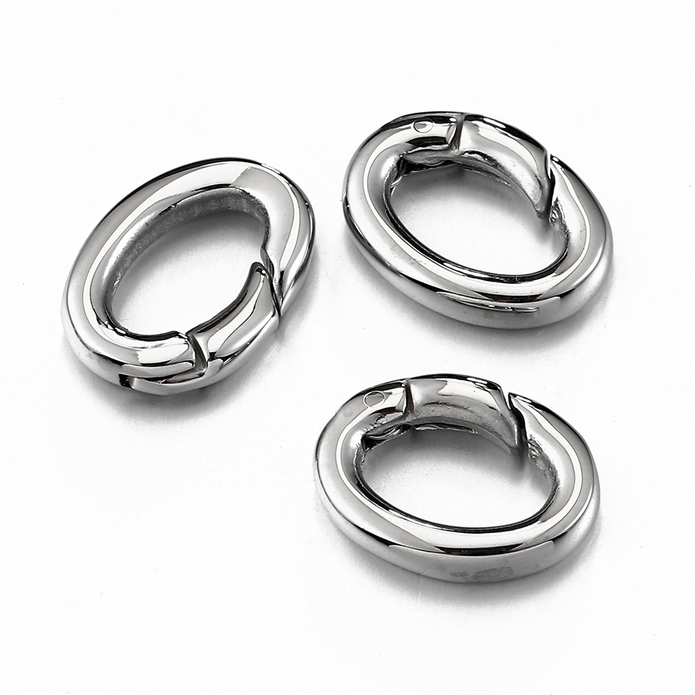 2pcs/1pc Stainless Steel Sprin - Jewelry Making Basics ulasan dan harga