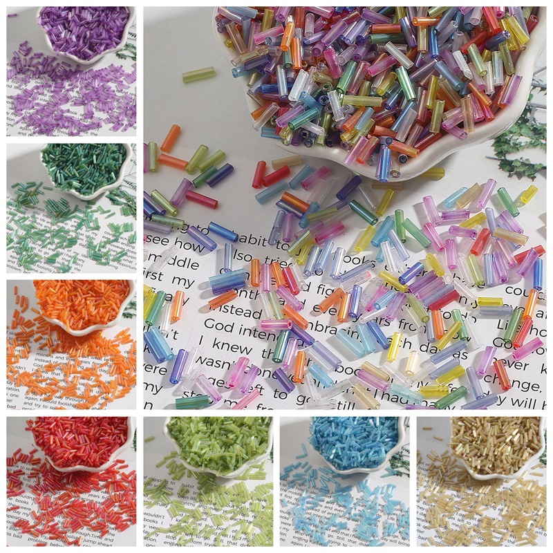 2x7mm 600pcs/lot Rice Shaped C - Seed Bead Tube ulasan dan harga