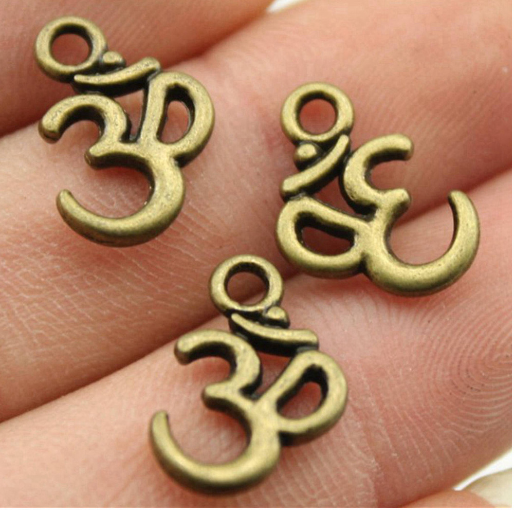 Om Yoga Meditation Symbol Char - Jewelry Making The Well ulasan dan harga