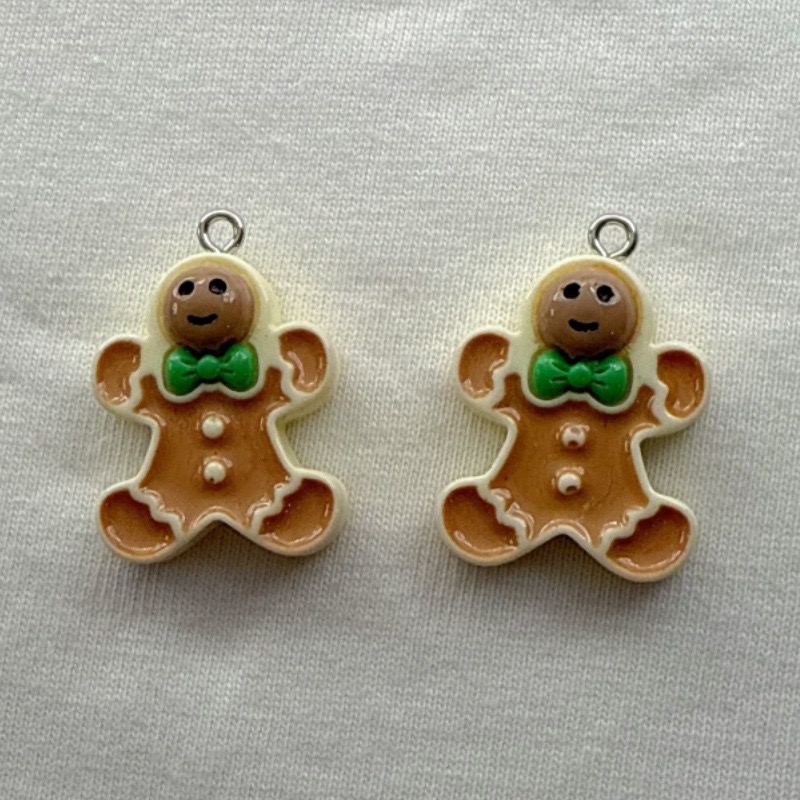 10pcs Christmas Cartoon Series - Jewelry Making Resin ulasan dan harga