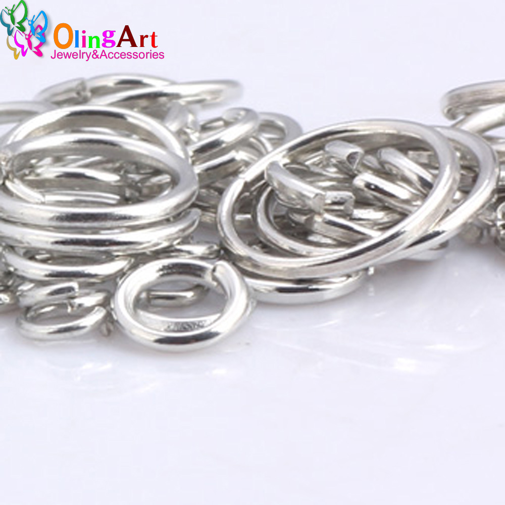 OlingArt Rhodium Plating Jump  - Jump Ring Assorted ulasan dan harga