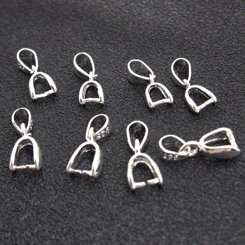 10Pcs 925 Stering Silver Plate - Jewelry Making Parts ulasan dan harga