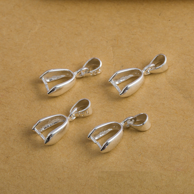 10Pcs 925 Stering Silver Plate - Jewelry Making Parts ulasan dan harga