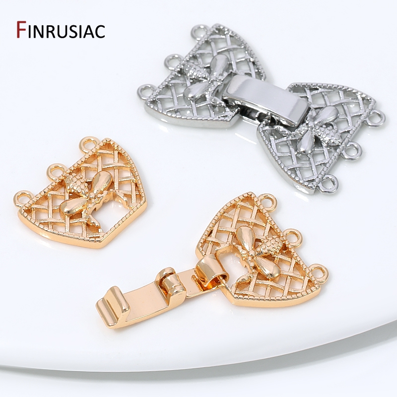 14K Gold Plated Brass 3-Row Pe - Jewelry Making With Beads ulasan dan harga