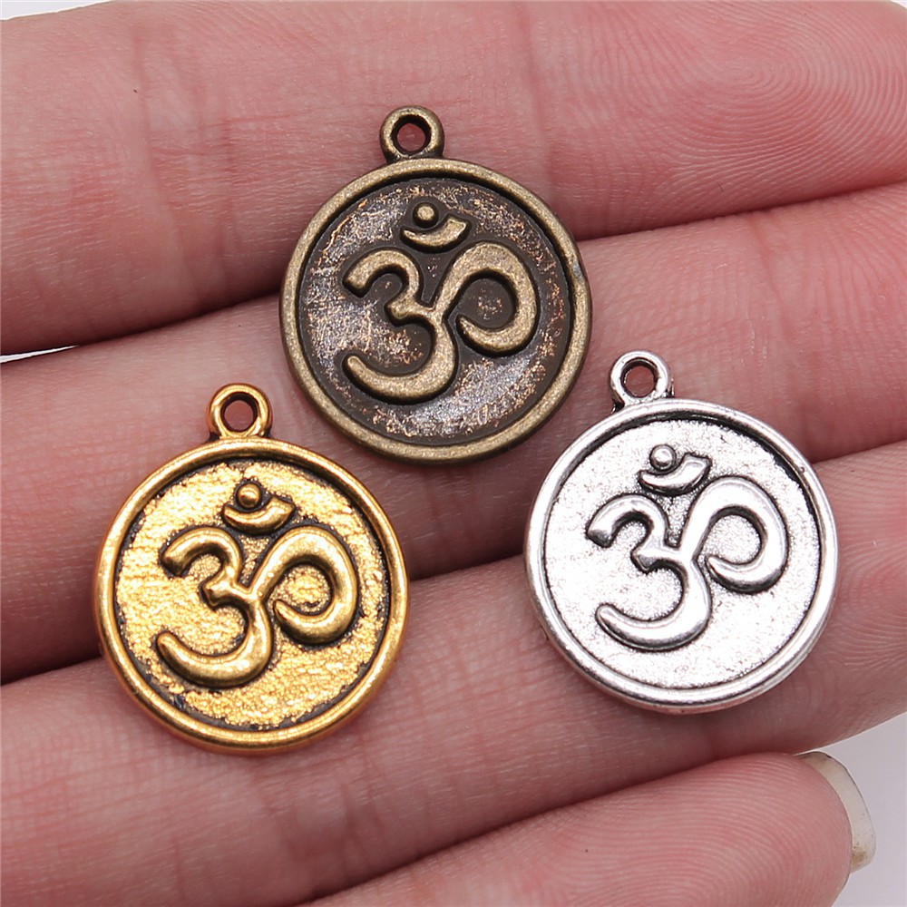 Om Yoga Meditation Symbol Char - Jewelry Making The Well ulasan dan harga