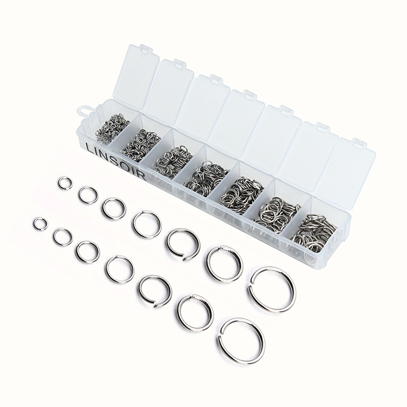 770pcs/lot Mix Size Open Jump  - Jump Ring Assorted ulasan dan harga