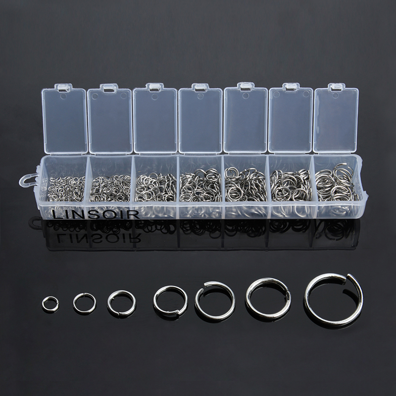 770pcs/lot Mix Size Open Jump  - Jump Ring Assorted ulasan dan harga