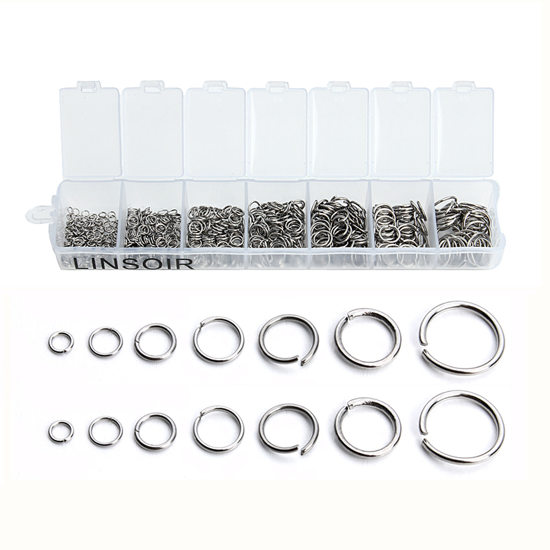 770pcs/lot Mix Size Open Jump  - Jump Ring Assorted ulasan dan harga