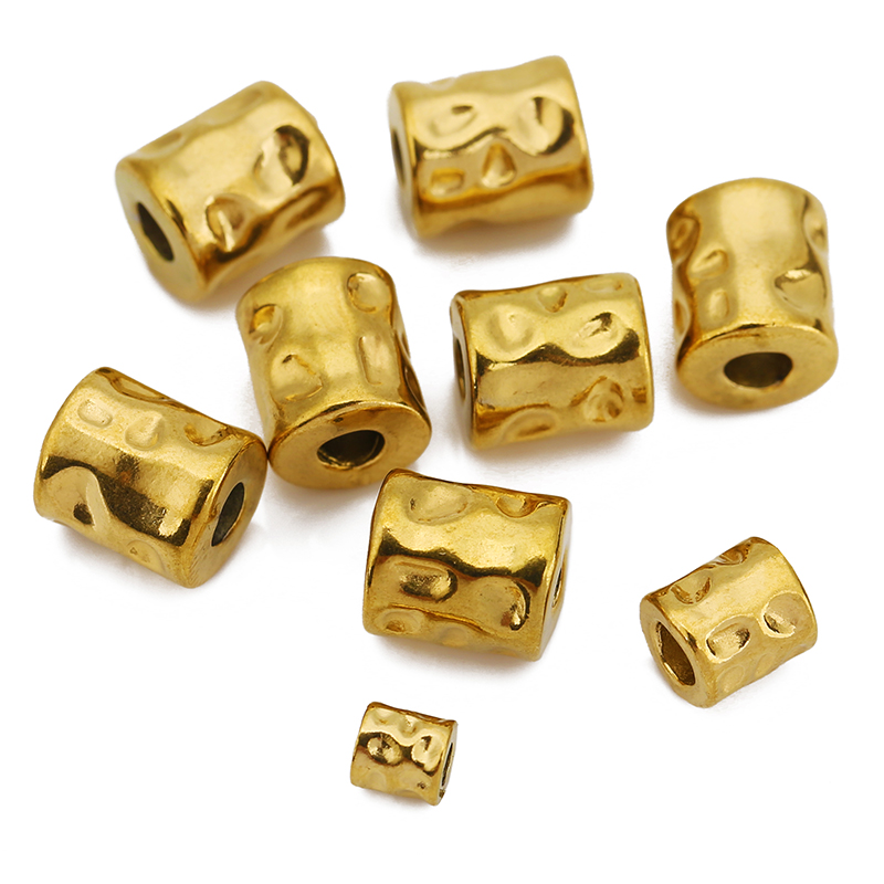 10Pcs Stainless Steel Cylinder - Seed Bead Tube ulasan dan harga