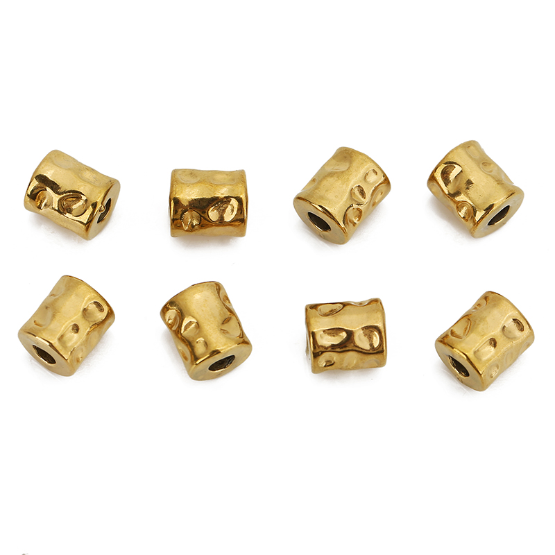 10Pcs Stainless Steel Cylinder - Seed Bead Tube ulasan dan harga