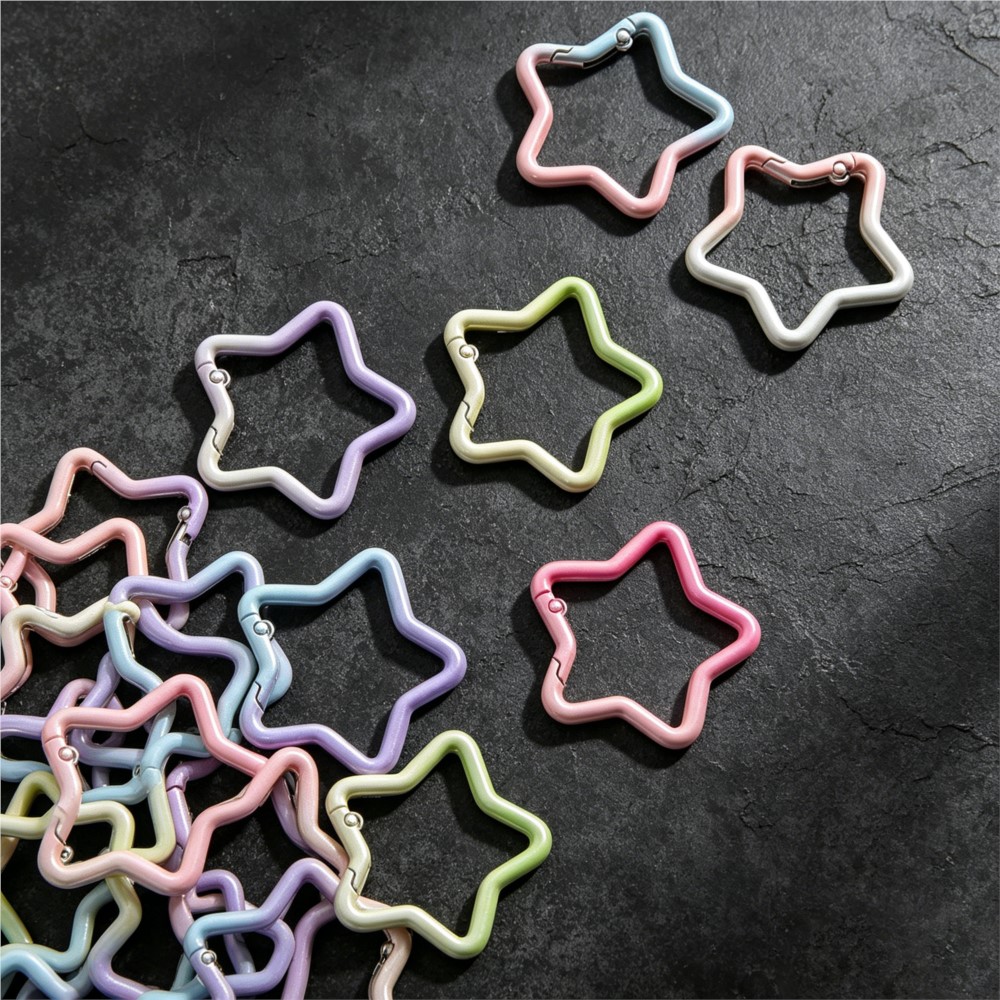 5PCS Gradient Star Shape Sprin - Jewelry Making Basics ulasan dan harga