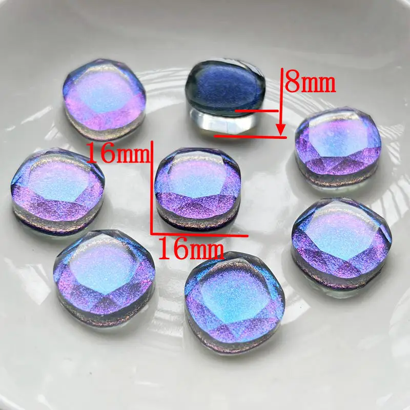 10 pcs 16X16X8mm super bright  - Jewelry Making Resin ulasan dan harga