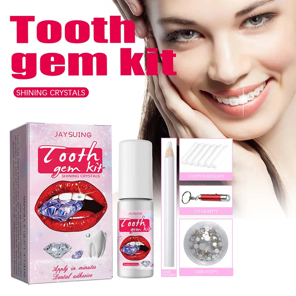 DIY Tooth Gems Kit with Crysta - Jewelry Making Kit Professional ulasan dan harga