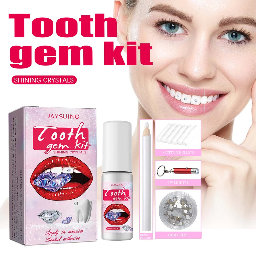 DIY Tooth Gems Kit with Crysta - Jewelry Making Kit Professional ulasan dan harga